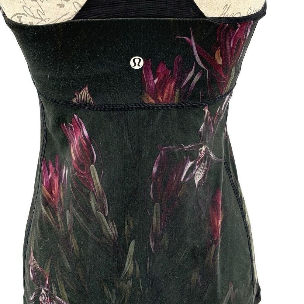 Lululemon Scoop Neck Tank Midnight Iris Multi /‎ Black See Measurements - Picture 10 of 11